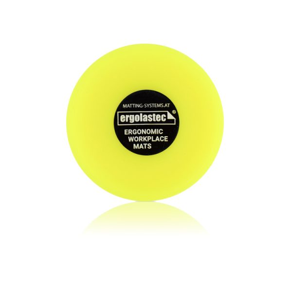gelbe Mini Frisbee mit Logo